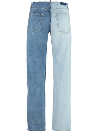 Maison Margiela Destroyed Straight Leg Jeans