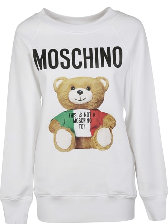 Moschino Bear Logo Printed Sweatshirt