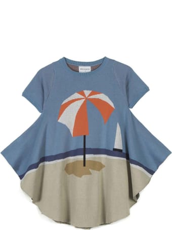 Wolf & Rita Green Maxi T-shirt For Girl