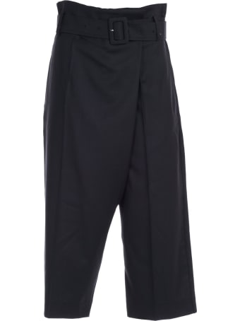 Eudon Choi Pants High Waist W/belt