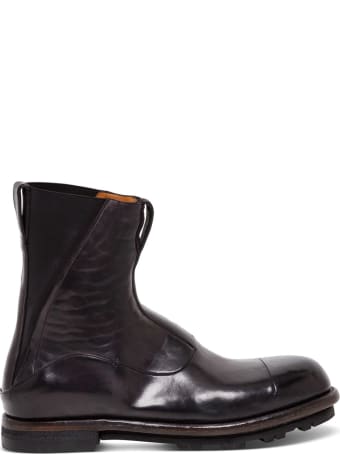 Silvano Sassetti Beatles Blake Boots In Brown Leather