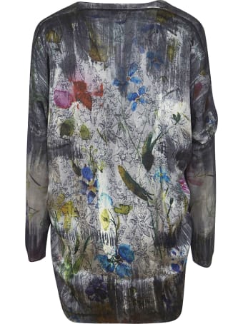 Avant Toi Floral Printed Cardigan