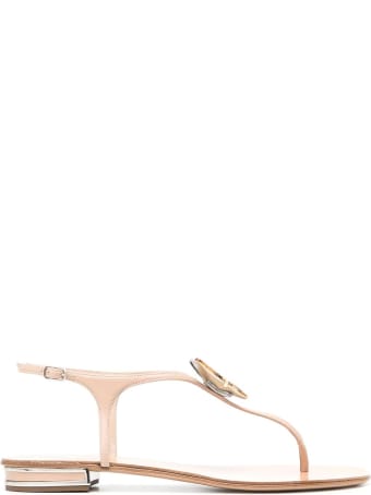 Casadei Light Pink Butterfly Sandal