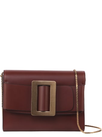 BOYY Buckle Travel Case Shoulder Bag In Leather