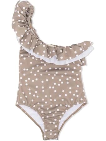 Douuod One Piece Swimsuit With Pois