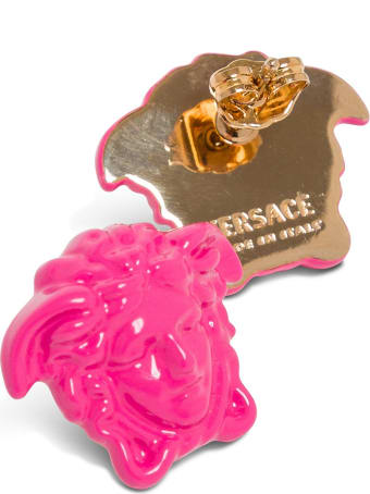 Versace Pink Medusa Earrings