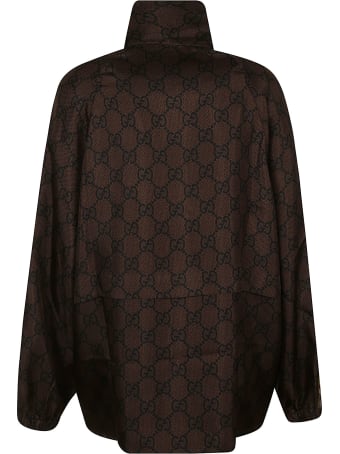 Gucci Logo Motif Zip Jacket
