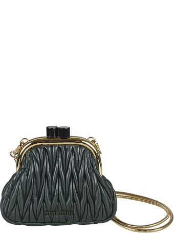 Miu Miu Matelassé Chain-link Clutch