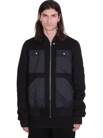 DRKSHDW Cargo Flight Bomber In Black Cotton
