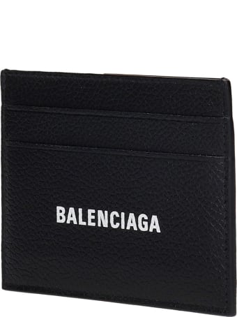 Balenciaga Wallet In Black Leather