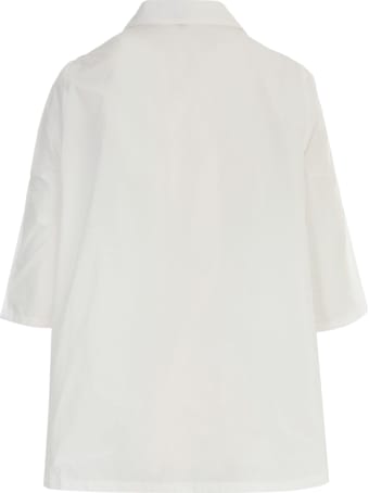Katharina Hovman Oversized Open Neck 3/4s Shirt
