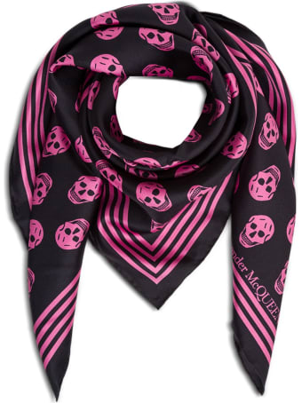 Alexander McQueen Silk Skull Scarf