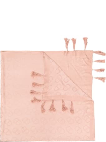 TwinSet Pink Jacquard Scarf