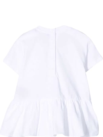 Balmain White T-shirt Dress