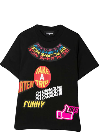 Dsquared2 Black Teen T-shirt