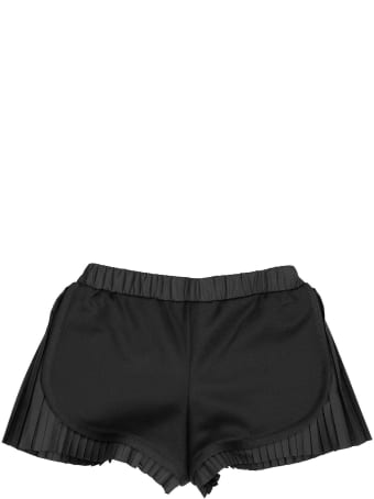 Moncler Pleated Shorts Black