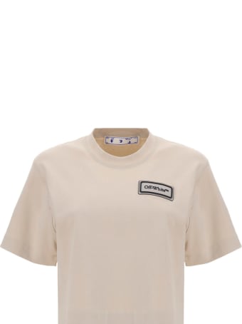 Off-White Crop T-shirt