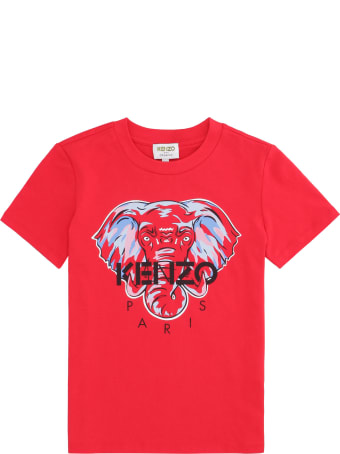 Kenzo Kids Printed Cotton T-shirt