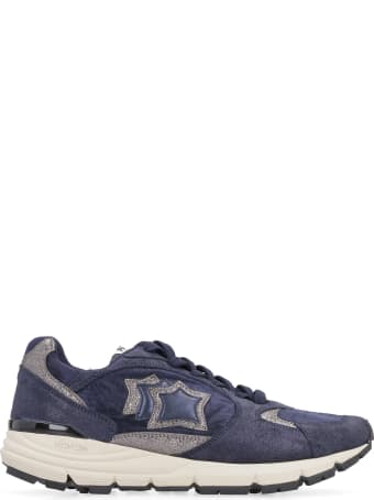 Atlantic Stars Mira Techno-fabric And Leather Sneakers