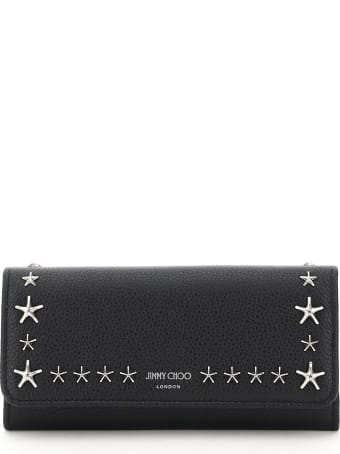 Jimmy Choo Nino Continental Wallet Star Studs
