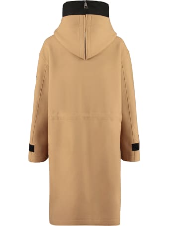 Burberry Hooded Wool Coat