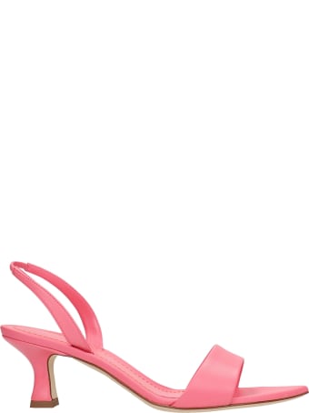 3JUIN Orchid 050 Sandals In Rose-pink Leather