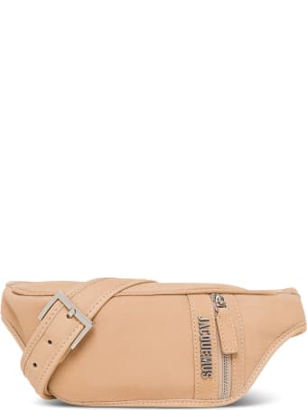 Jacquemus La Banane Belt Bag In Biege Leather