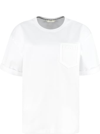 Fendi Cotton Crew-neck T-shirt