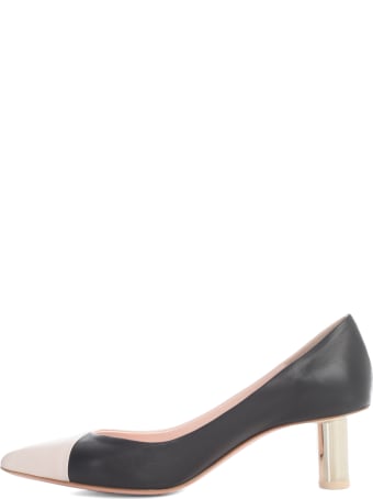 Anna Baiguera Bicolour Sandals W/cylindrical Heel