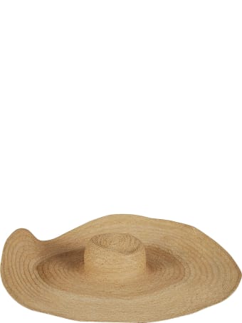 Ruslan Baginskiy Wide Woven Hat