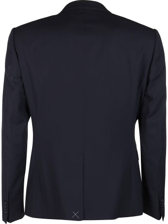 Giorgio Armani Navy Blue Wool Two-piece Suit