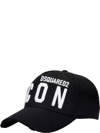 Dsquared2 Hats In Black Cotton