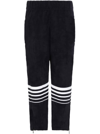 Raquette Blue Sweatpants For Kids With Logo