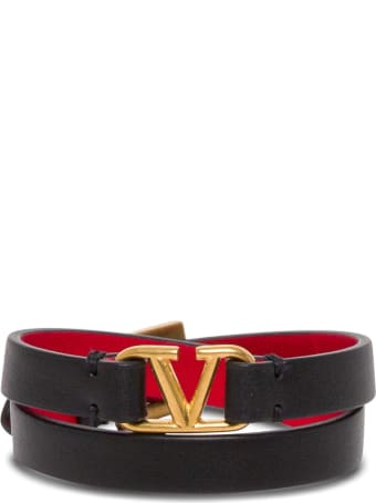Valentino Garavani Vlogo Signature Double-strap Bracelet