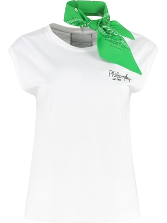 Philosophy di Lorenzo Serafini Logo Cotton T-shirt