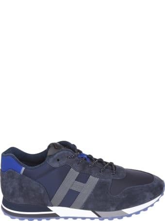Hogan Paneled Logo Sneakers