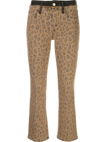 Frame Leo Le Crop Mini Boot Spring Cheetah Contrast