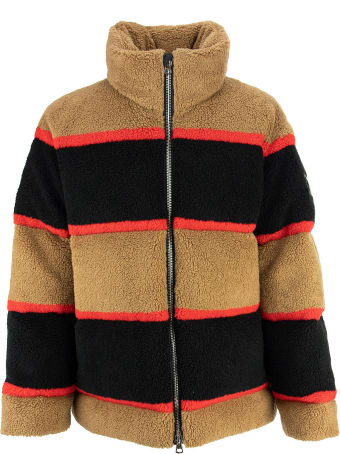 Burberry Bradfield - Colour Block Fleece Jacquard Puffer Jacket