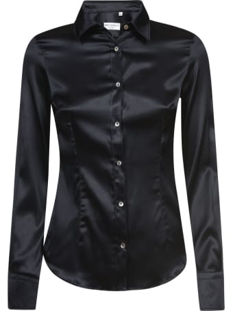 Eddy Monetti Plain Silk Shirt