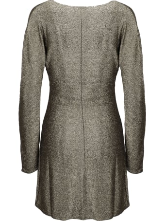 Saint Laurent Bijou Lurex Dress