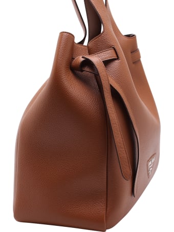 Prada Leather Shopping Bag