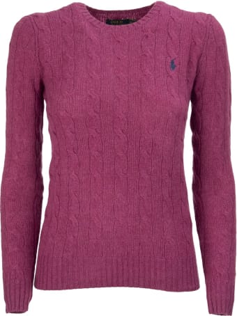 Ralph Lauren Cable Knit Wool And Cashmere Sweater