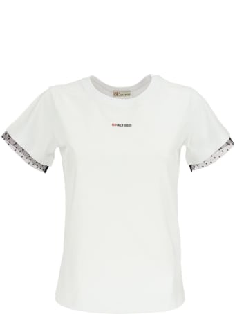 RED Valentino Logo Printed T-shirt White