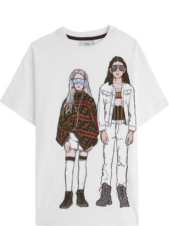 Fendi Cotton T-shirt With Print