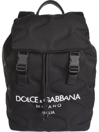 Dolce & Gabbana Logo-print Quilted Backpack