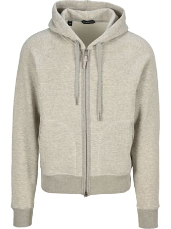 Tom Ford Cotton Hooded Zip Sweatshirt