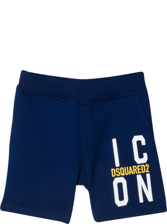 Dsquared2 Blue Sports Shorts Teen