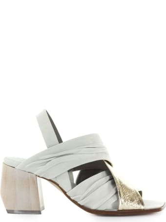 IXOS White Gold Heeled Sandal