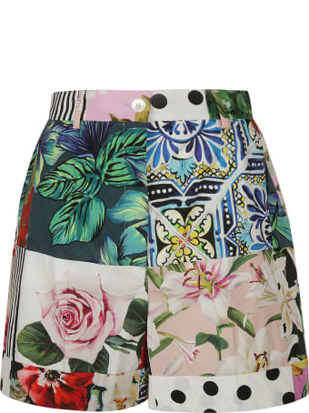 Dolce & Gabbana Multi Printed Shorts