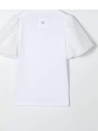 Douuod T-shirt With Fabric Sleeves